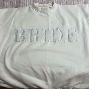 White Bride Sweatsuit set